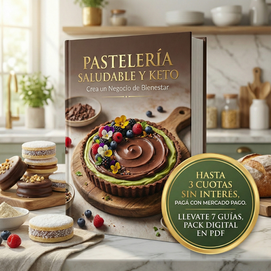 PASTELERIA SALUDABLE Y KETO: Crea un Negocio de Bienestar