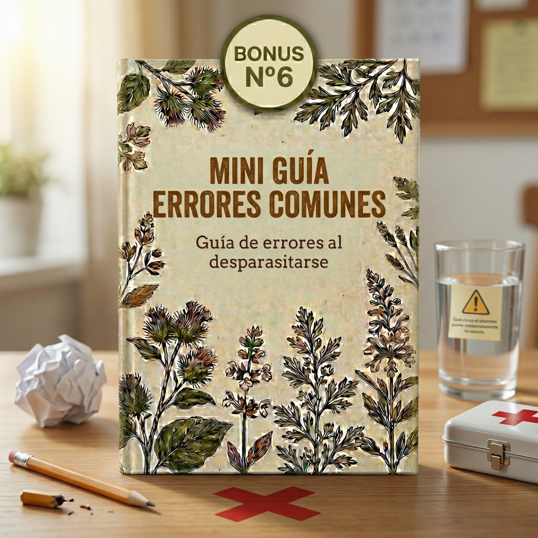 DESPARASITACIÓN NATURAL: Guía natural con plantas + 7 Bonus🎁
